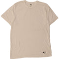 PUMA Mens T-Shirt Top Large White Cotton