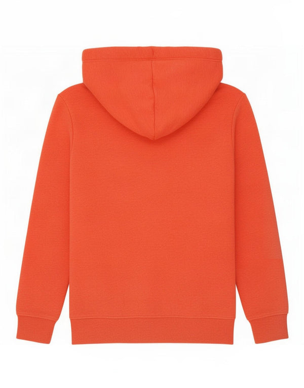 Женский джемпер с капюшоном оверсайз Superdry UK 6 XS, хлопок с оранжевыми крапинками