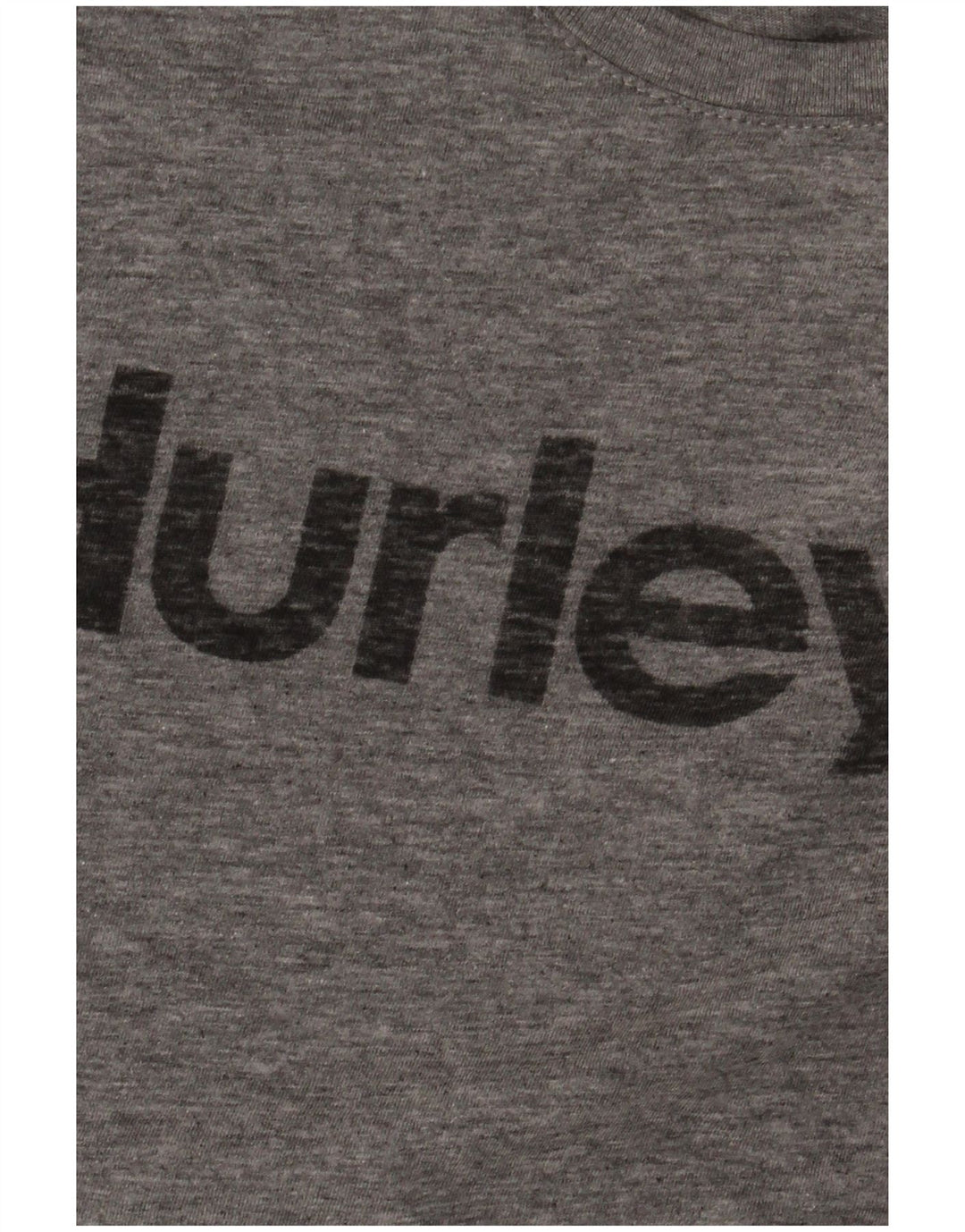 Мужская футболка Hurley с рисунком, маленький серый хлопок с крапинками