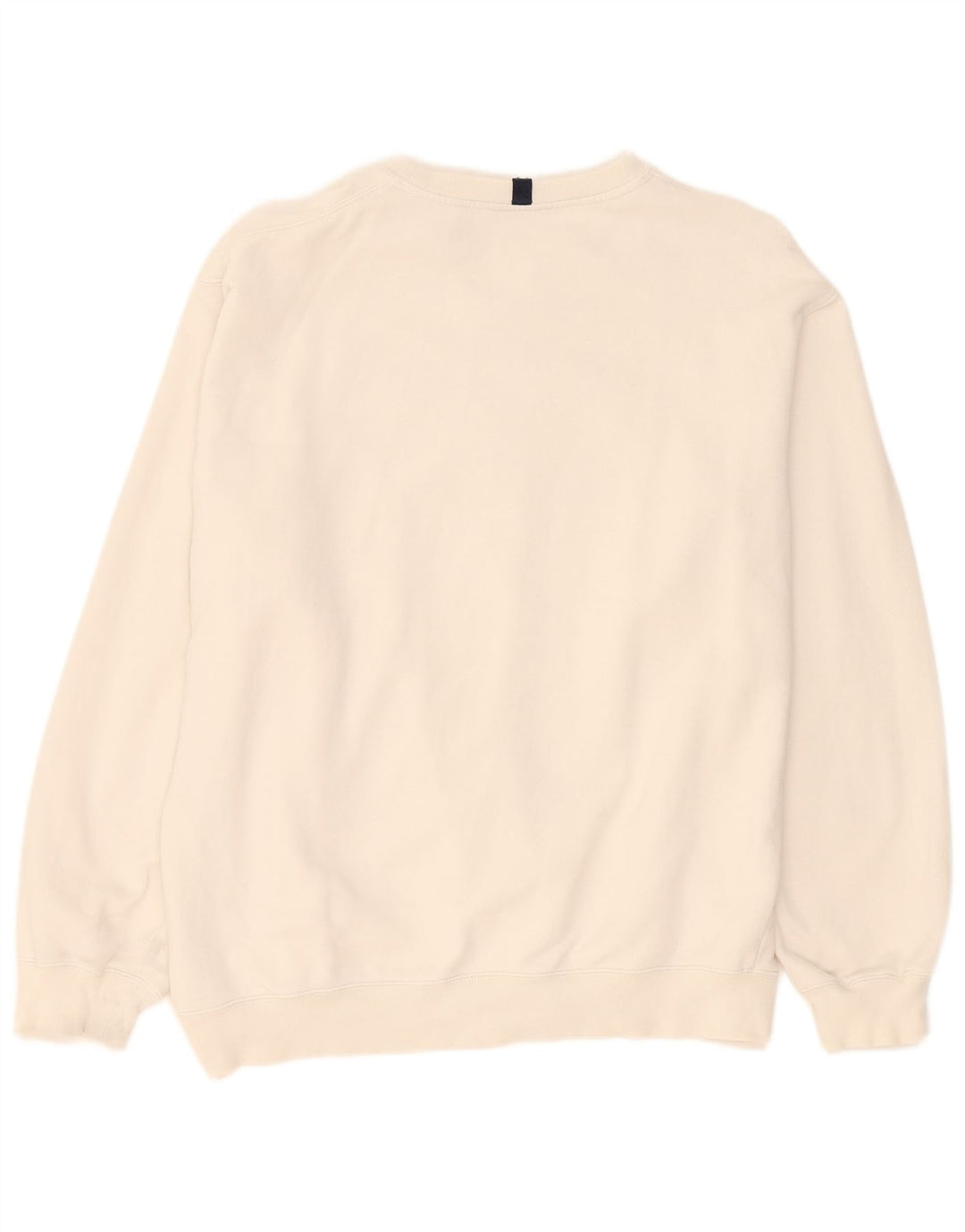 Мужской свитшот Kappa с рисунком, XL, белый хлопок