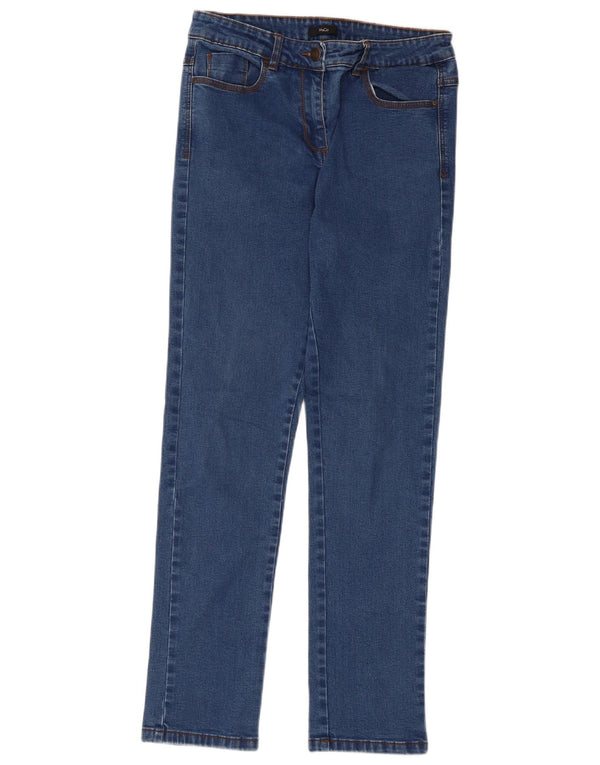 Женские узкие джинсы M&Co UK 8, маленькие W30 L28, синие, хлопок