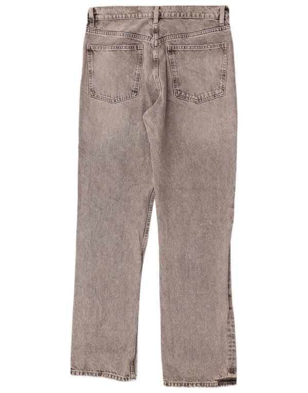 Женские прямые джинсы Zara EU 40 Medium W30 L34 Серый хлопок