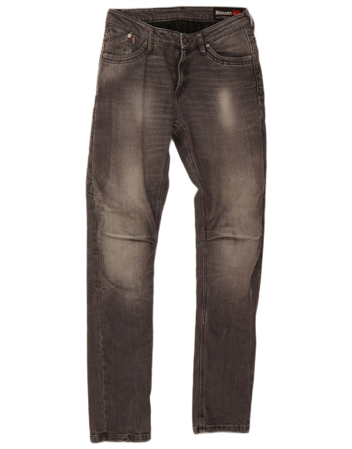 Женские джинсы скинни Blauer W28 L29, серый хлопок