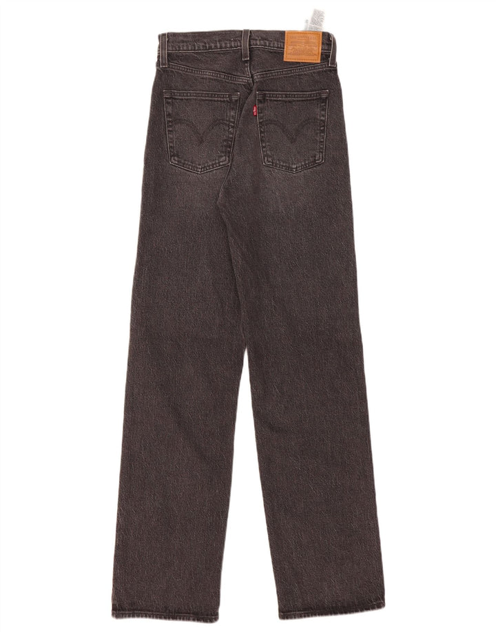 Женские прямые джинсы LEVI'S Ribcage W25 L32 Серые, хлопок