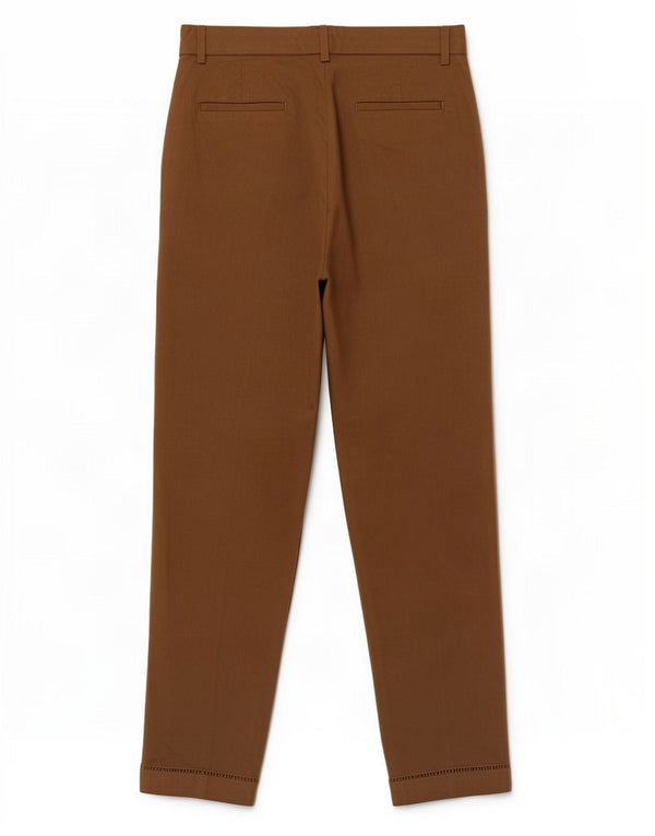 Женские зауженные брюки чинос Massimo Dutti EU 36 XS W26 L26 Коричневые вискозы