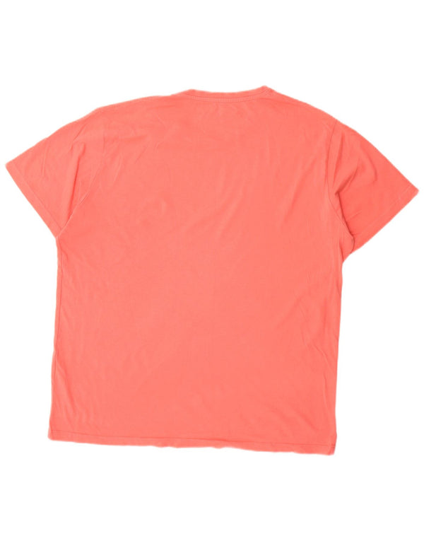 Мужская футболка Massimo Dutti Top XL, розовый хлопок