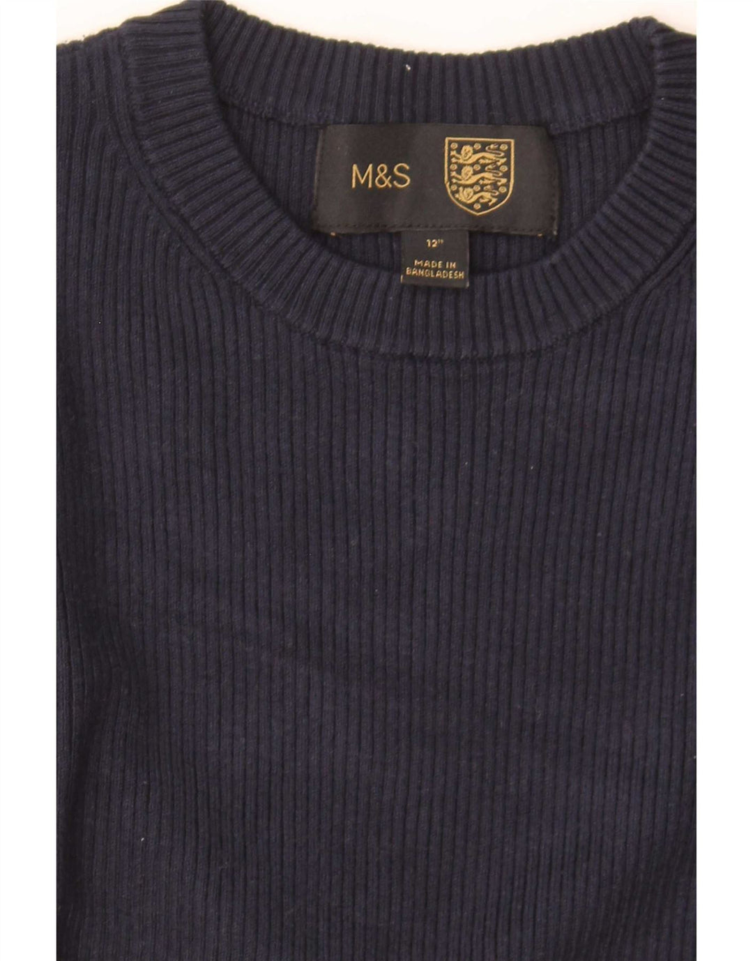 Женский укороченный топ Marks & Spencer UK 4 XS Темно-синий