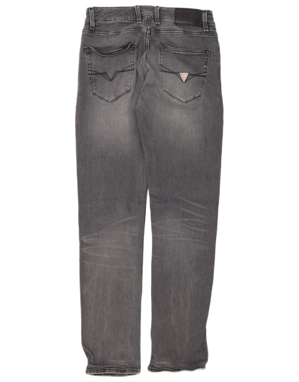 Мужские узкие джинсы Guess W30 L31 серые, хлопок