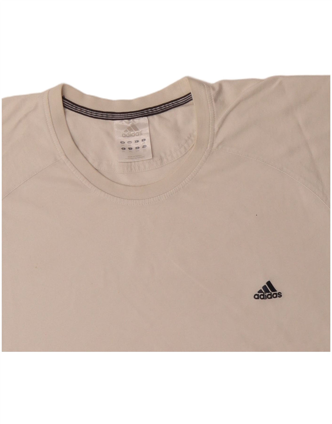 Мужская футболка ADIDAS Top 2XL Off White Cotton