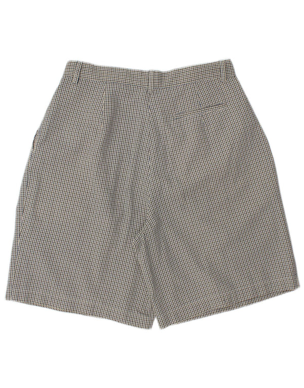 CONTE OF FLORENCE Womens Casual Shorts IT 48 XL W30 Blue Gingham