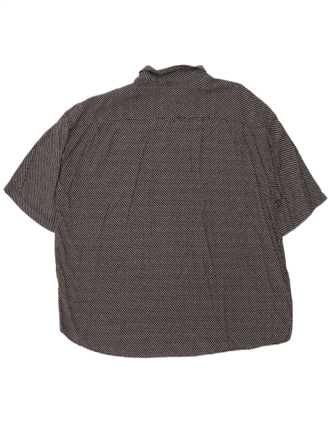 MAXFORT Мужская рубашка с коротким рукавом 5XL черная с шевроном