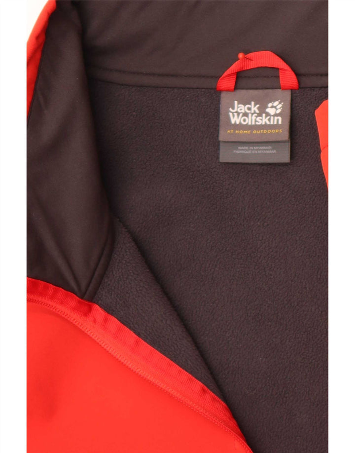 Мужская спортивная куртка Jack Wolfskin UK 50 3XL, красный полиэстер
