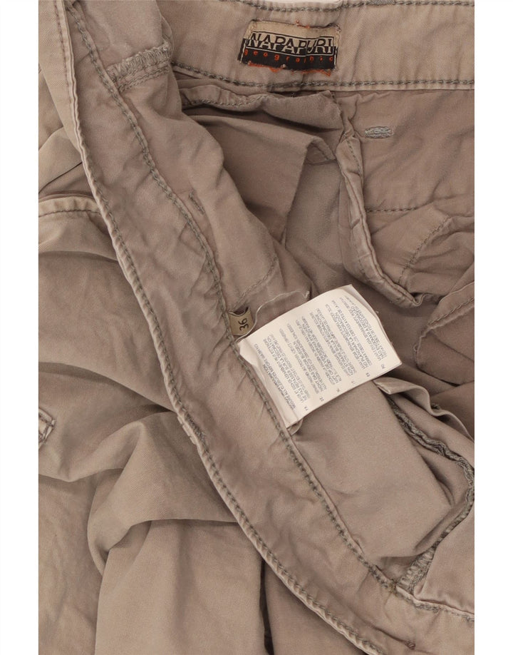 NAPAPIJRI Мужские шорты-карго W36, большие, бежевые