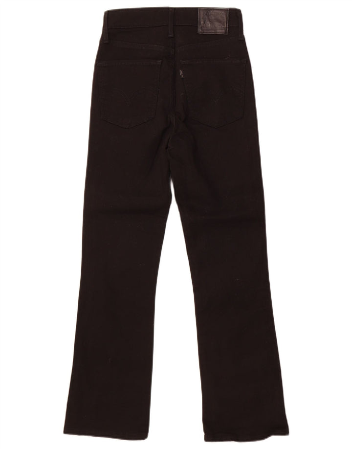 Женские джинсы Bootcut Levi's W24 L26, черный хлопок