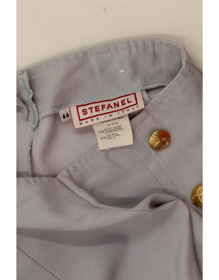 Женский костюм на двух пуговицах Stefanel IT 44 Medium W22 L25 Серый ацетат