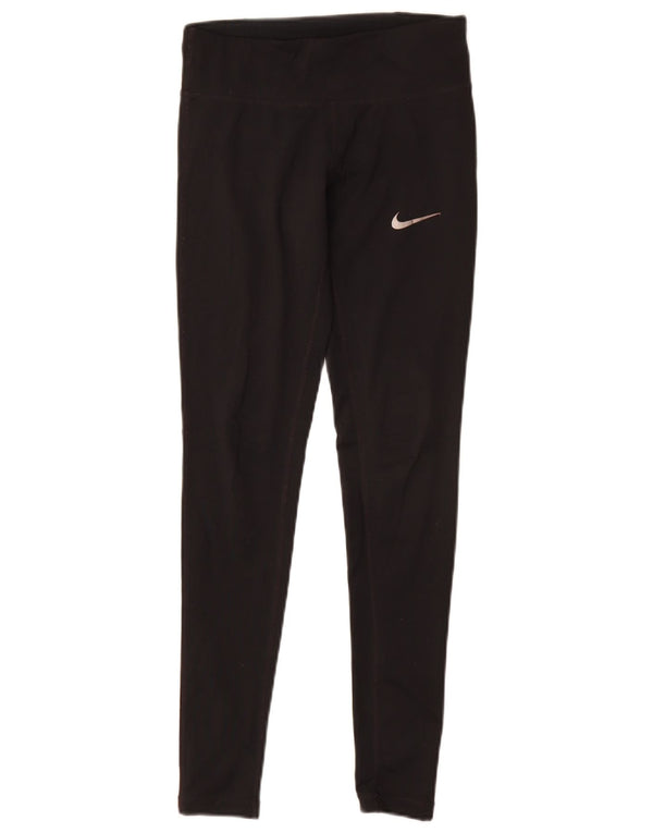 Женские леггинсы Nike Dri Fit UK 6 XS, черный полиэстер