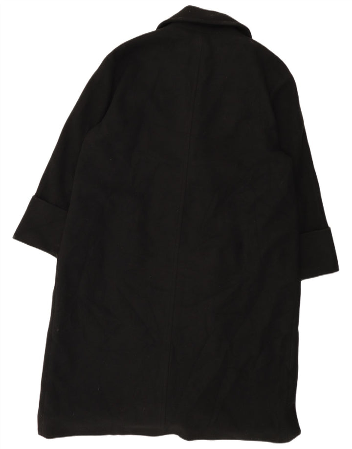 Женское двубортное пальто оверсайз John Lewis UK 18 XL, черный полиэстер