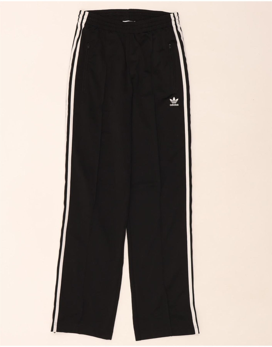 Женские спортивные брюки Adidas UK 8, маленькие черные из полиэстера
