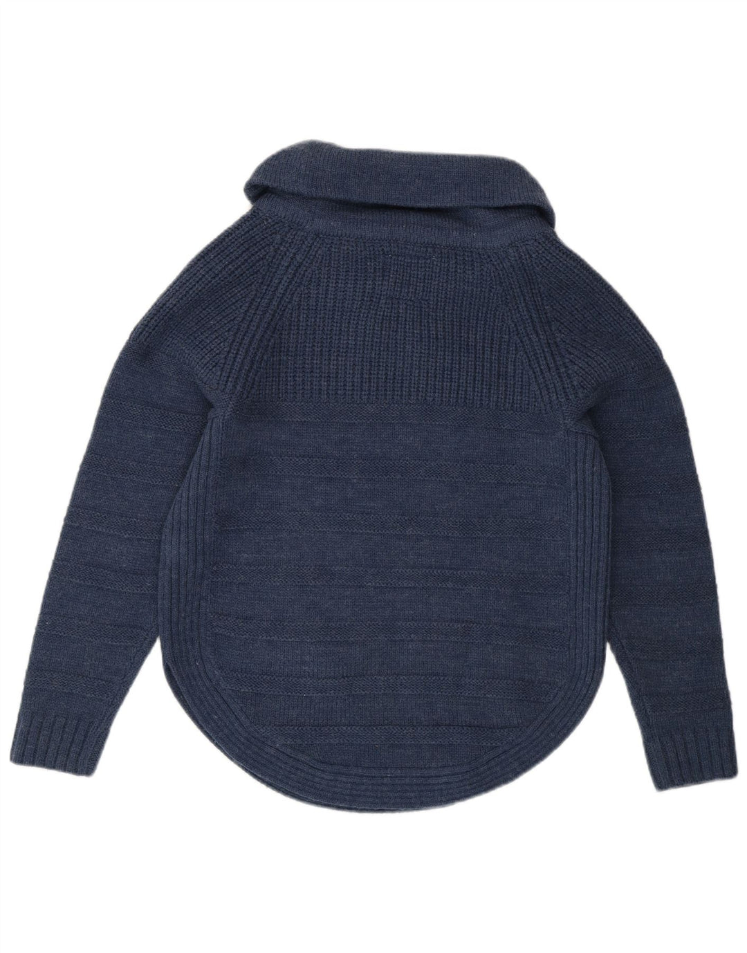 Женский свободный джемпер с высоким воротником Mantaray, размер UK 10, маленький, темно-синий