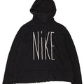 Женский джемпер с капюшоном Nike Oversized с рисунком UK 18 XL, черный полиэстер
