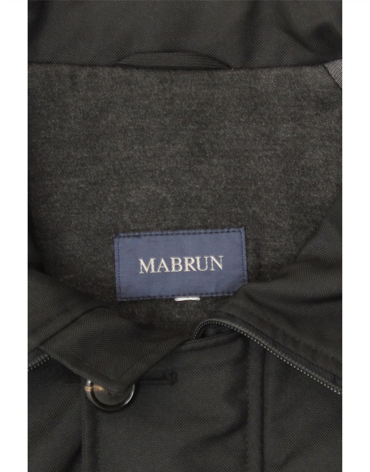 Мужская ветровка Mabrun UK 40, большая черная полиамидная куртка