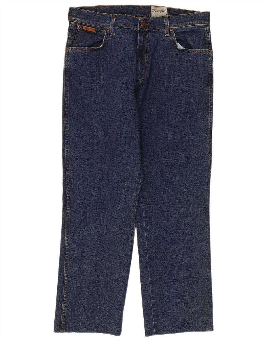 Мужские прямые джинсы Wrangler Texas W34 L26, темно-синий хлопок