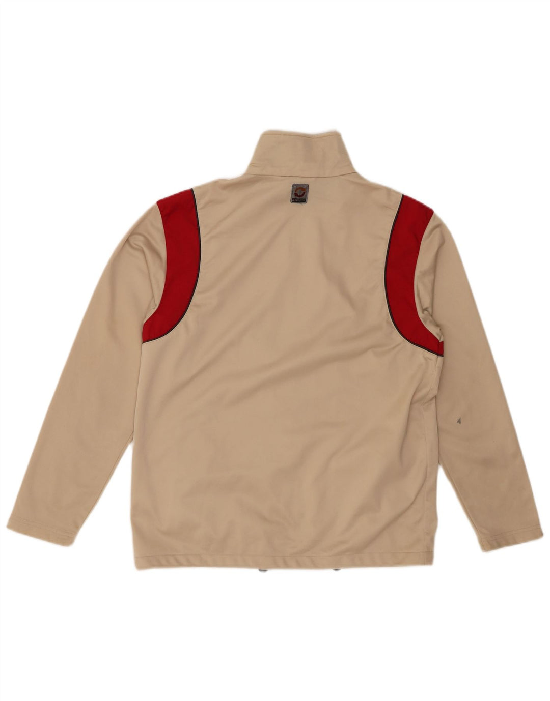 LOTTO Boys Tracksuit Top Jacket 15-16 Years XL Beige Colourblock Polyester