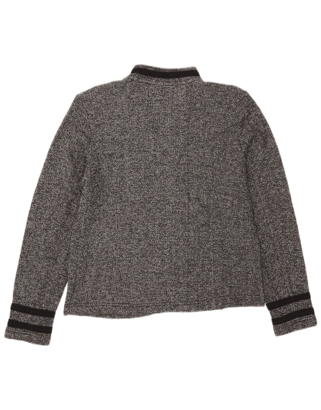 Женский пиджак Tommy Hilfiger UK 14, большой серый хлопок с крапинками
