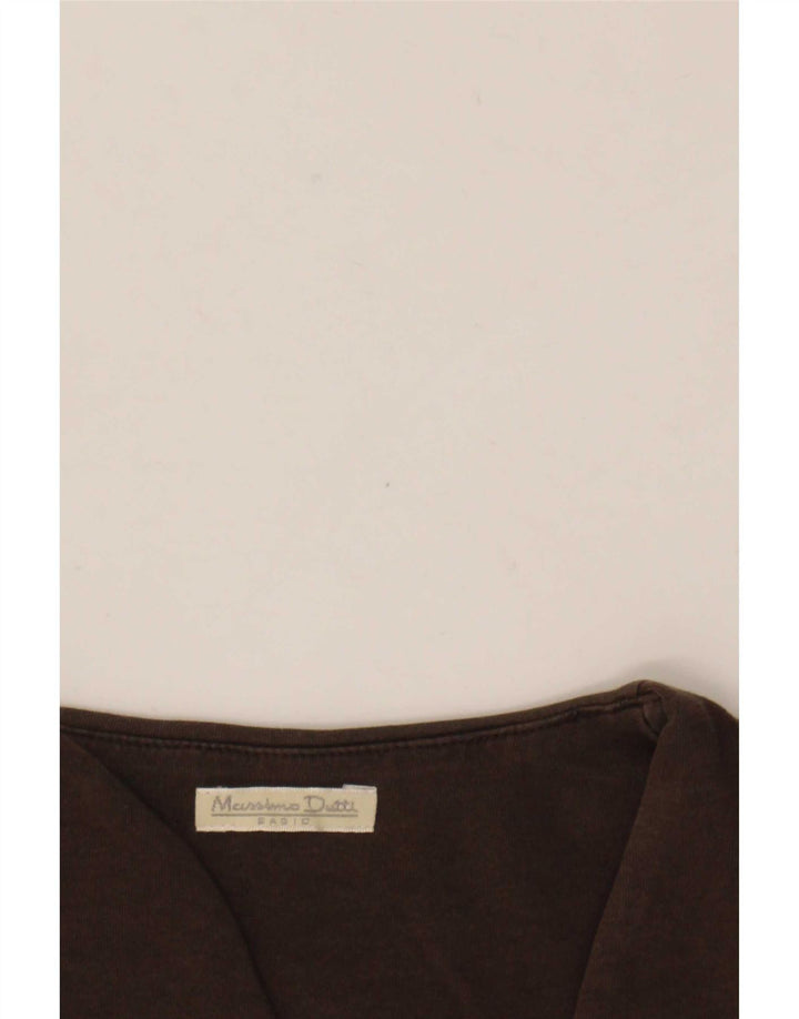 Женский жилет Massimo Dutti Top UK 8, маленький коричневый