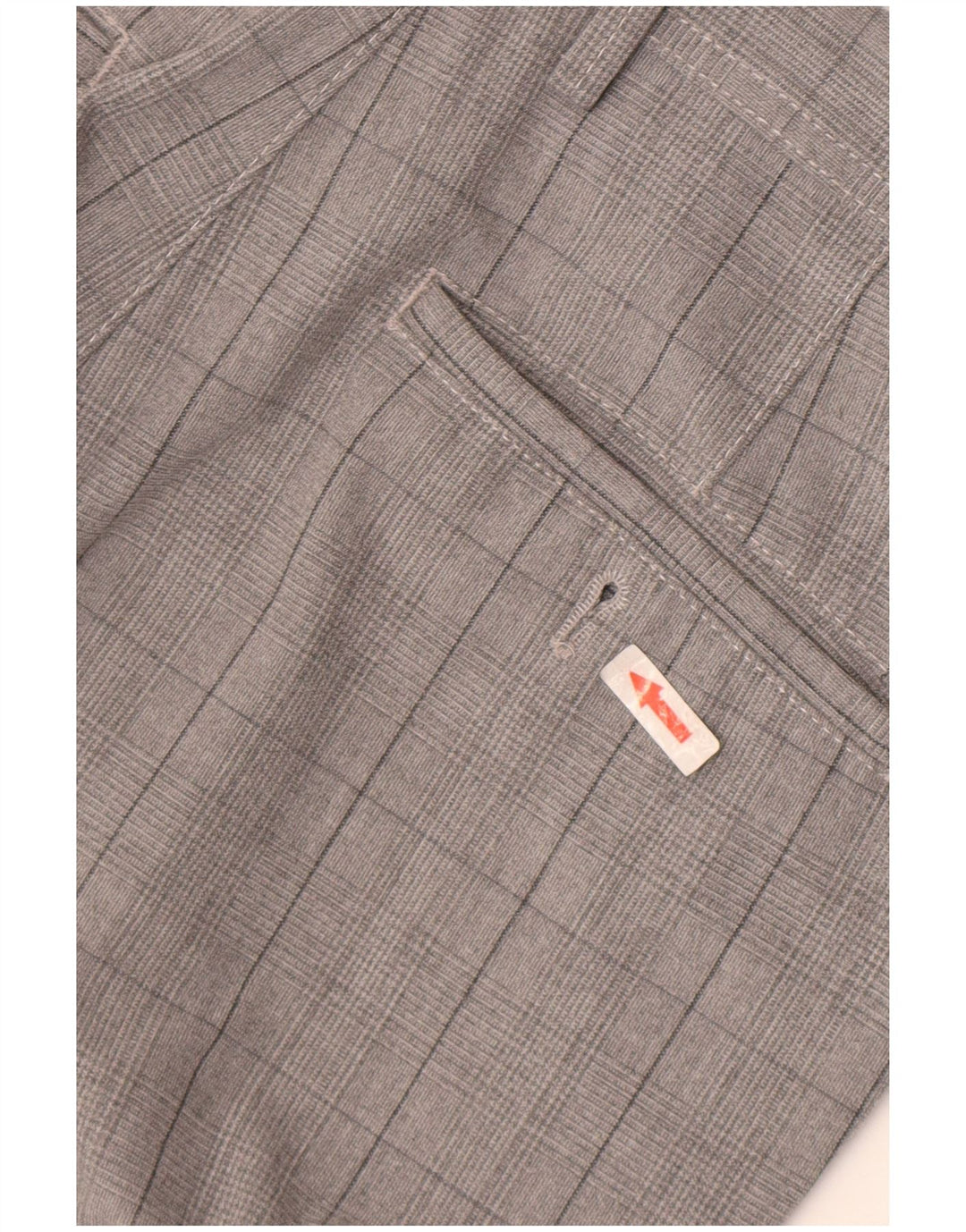 Мужские узкие брюки-чиносы Zara EU 38 Small W30 L28 Серый полиэстер в клетку