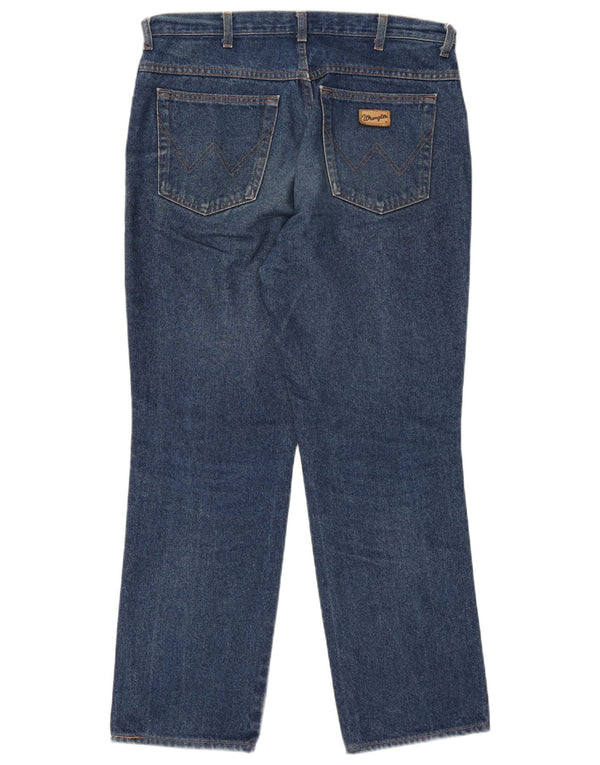 Мужские прямые джинсы Wrangler Texas W36 L32, синий хлопок