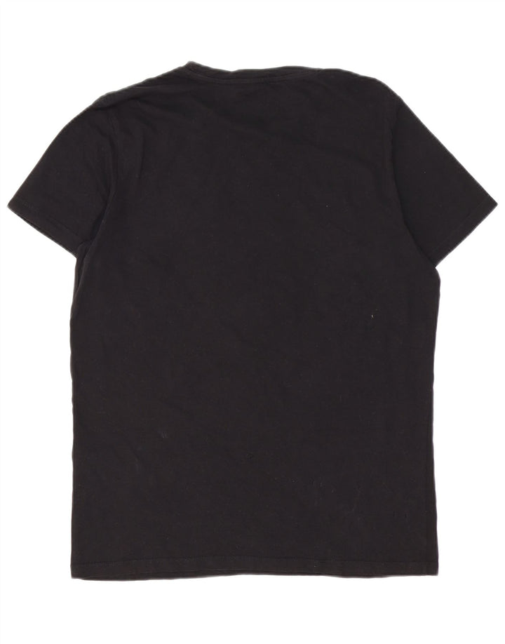 Мужская футболка с рисунком JACK & JONES Top среднего размера, черный хлопок