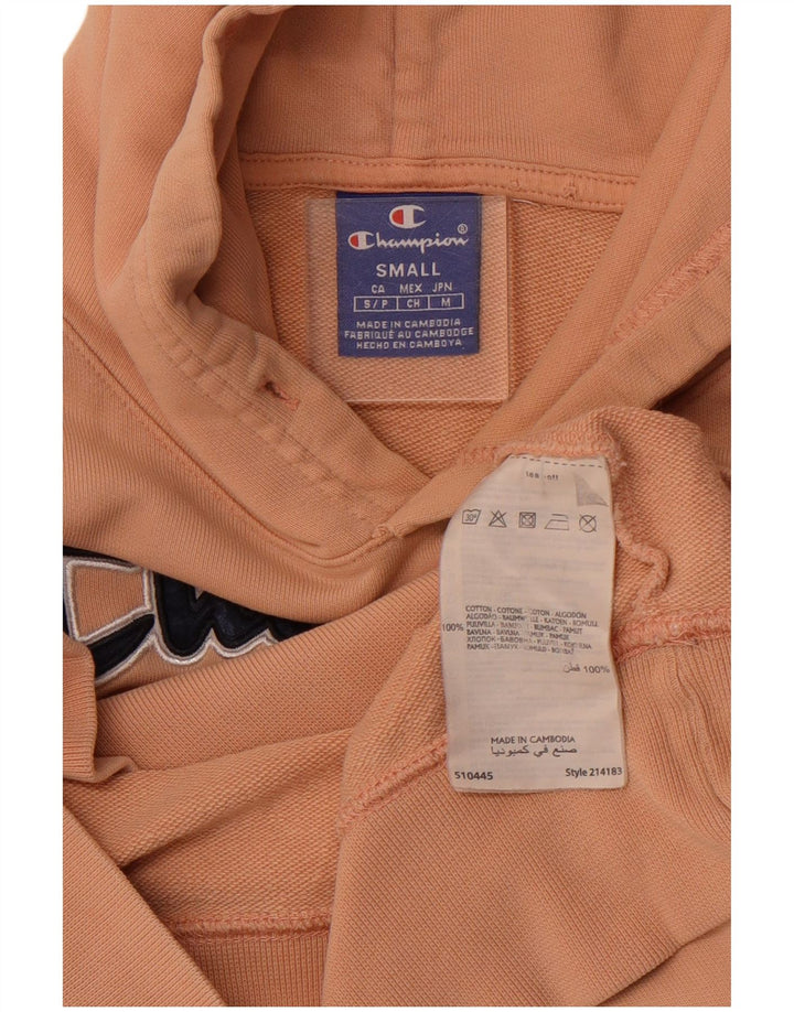 Мужской джемпер с капюшоном CHAMPION, маленький розовый, хлопковый