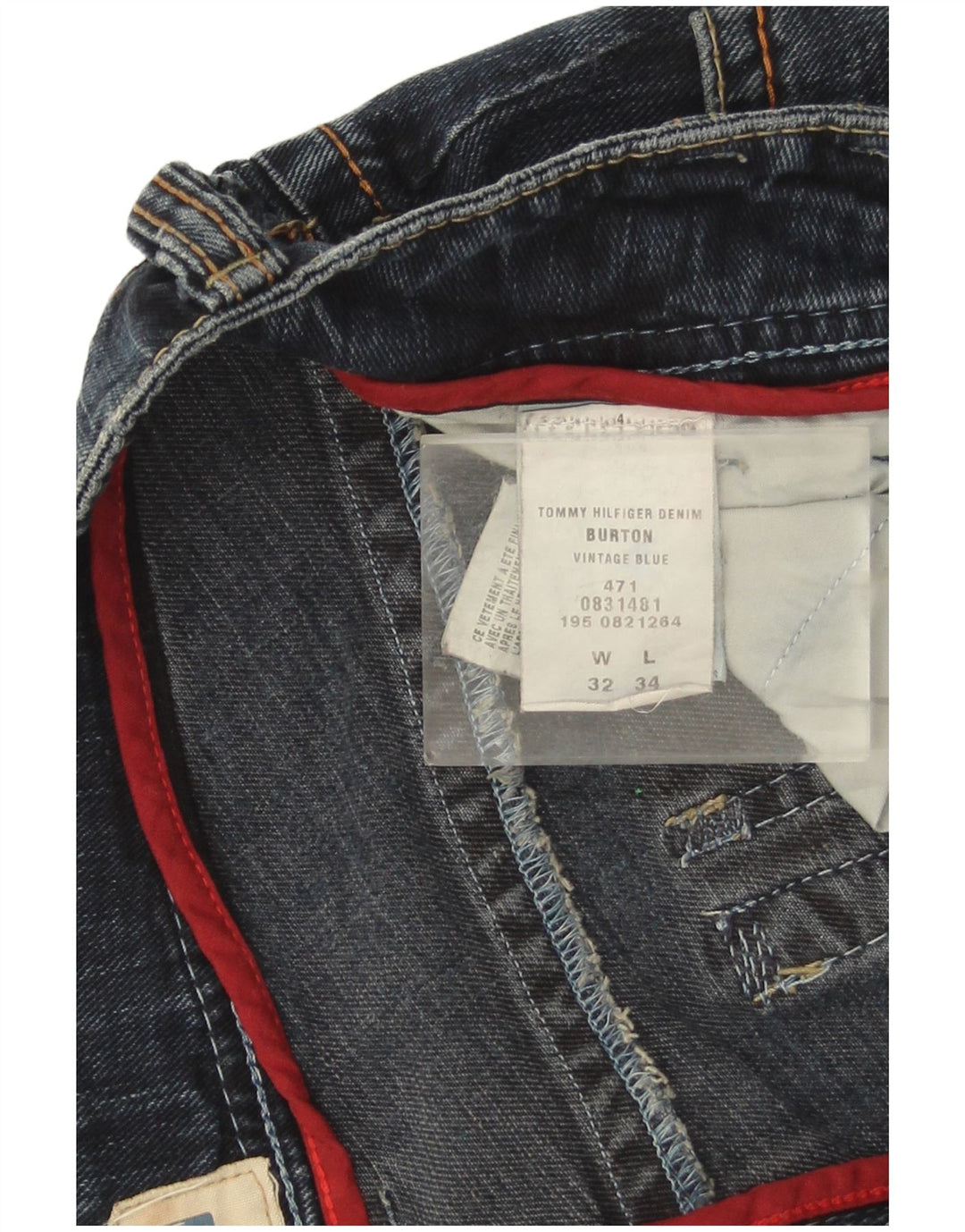 Женские прямые джинсы Burton W32 L30 темно-синие, хлопок