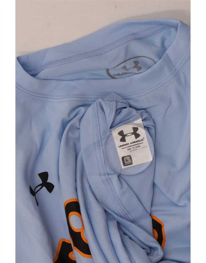 Мужская футболка с рисунком Under Armour, большая синяя
