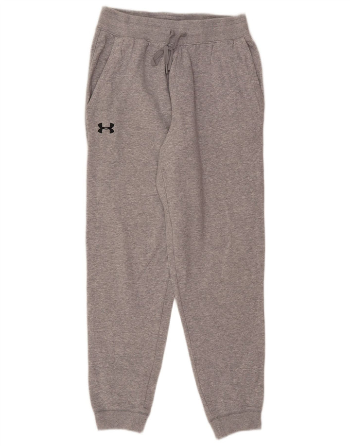 Мужские спортивные брюки Under Armour, джоггеры, средний серый хлопок с крапинками