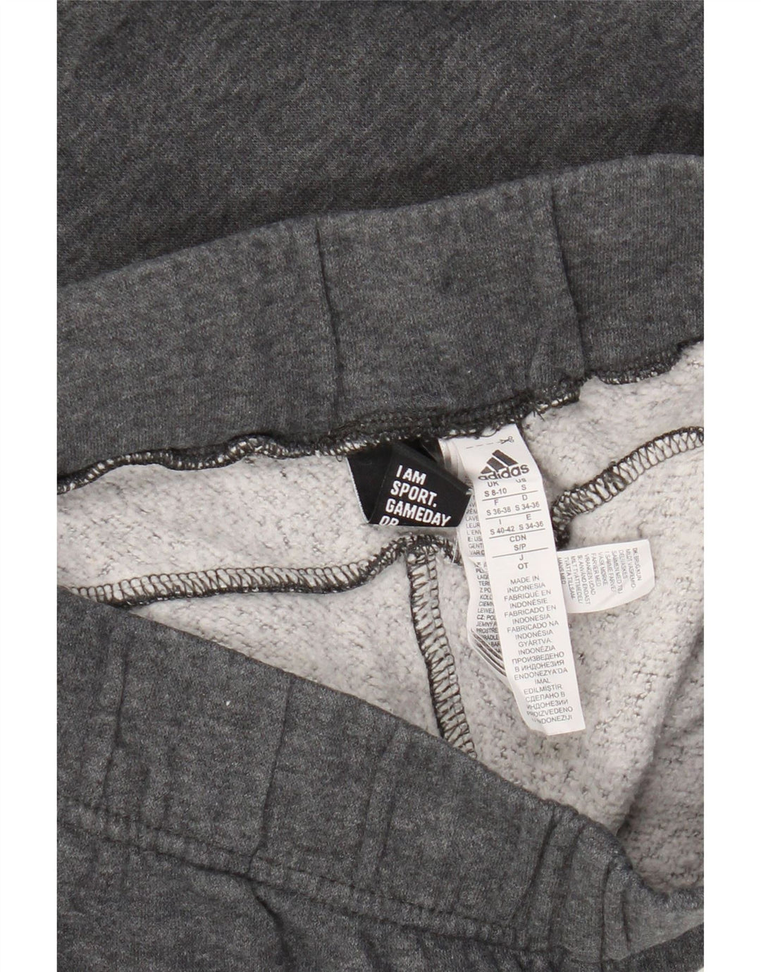 Женские спортивные брюки Adidas UK 8/10, маленькие серые, хлопковые