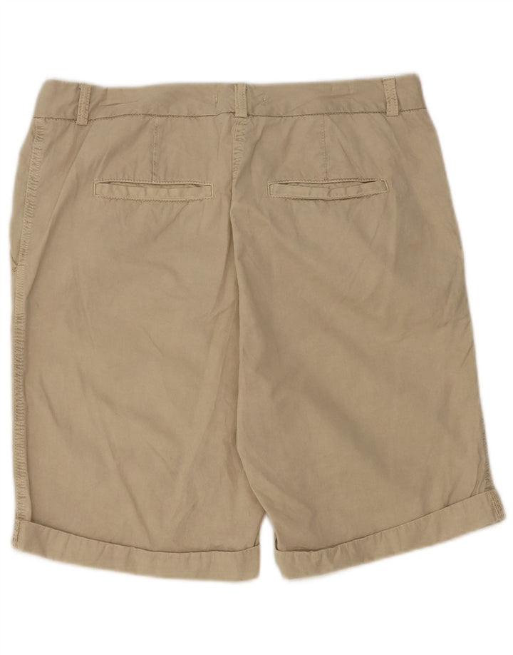 Женские шорты чинос Marks & Spencer UK 12 Medium W32 Бежевые хлопковые