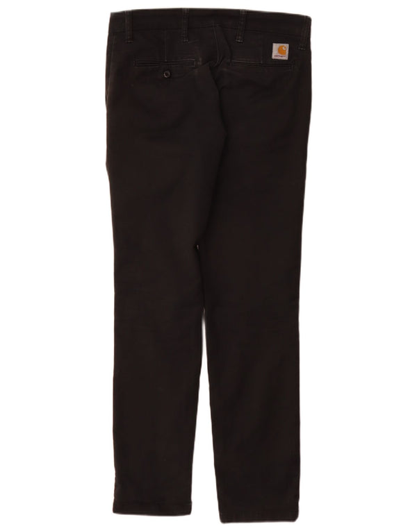 Мужские брюки-чиносы Carhartt W30 L32, черные, хлопковые