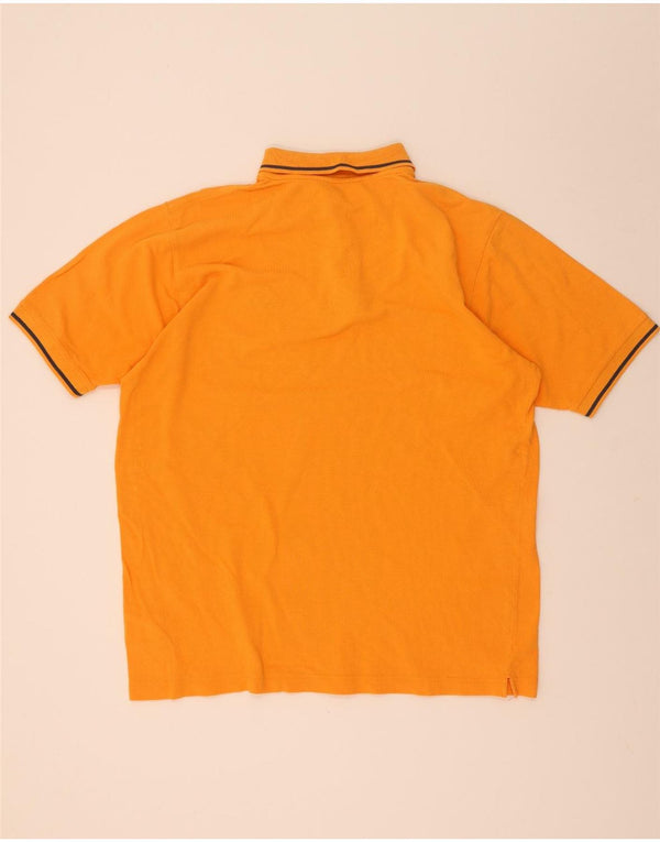 Kappa Mens Polo Shirt 2XL Orange Cotton