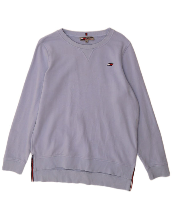 Женский свитер Tommy Hilfiger UK 16, большой синий хлопок