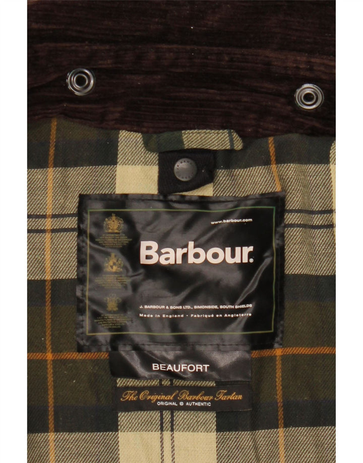 Мужская куртка Barbour Beaufort из вощеного хлопка UK 44 2XL хаки