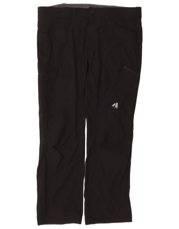 Мужские прямые брюки-карго Eddie Bauer W38 L30, черный нейлон