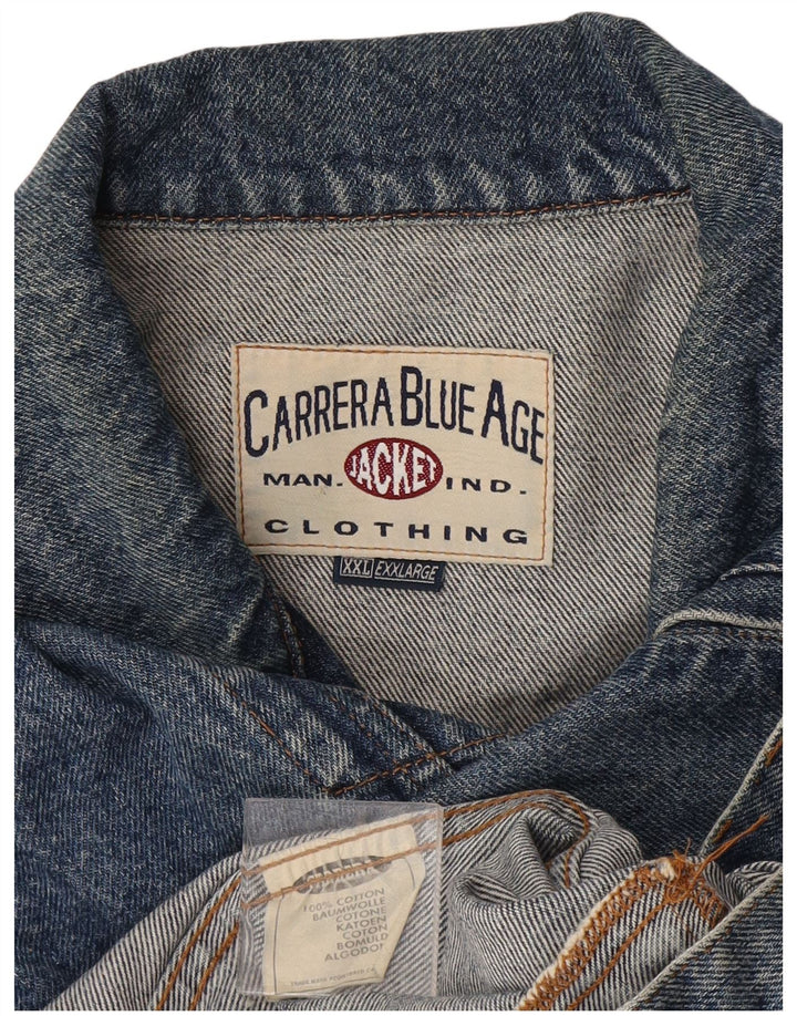 Мужской джинсовый жилет CARRERA UK 44 2XL, синий хлопок