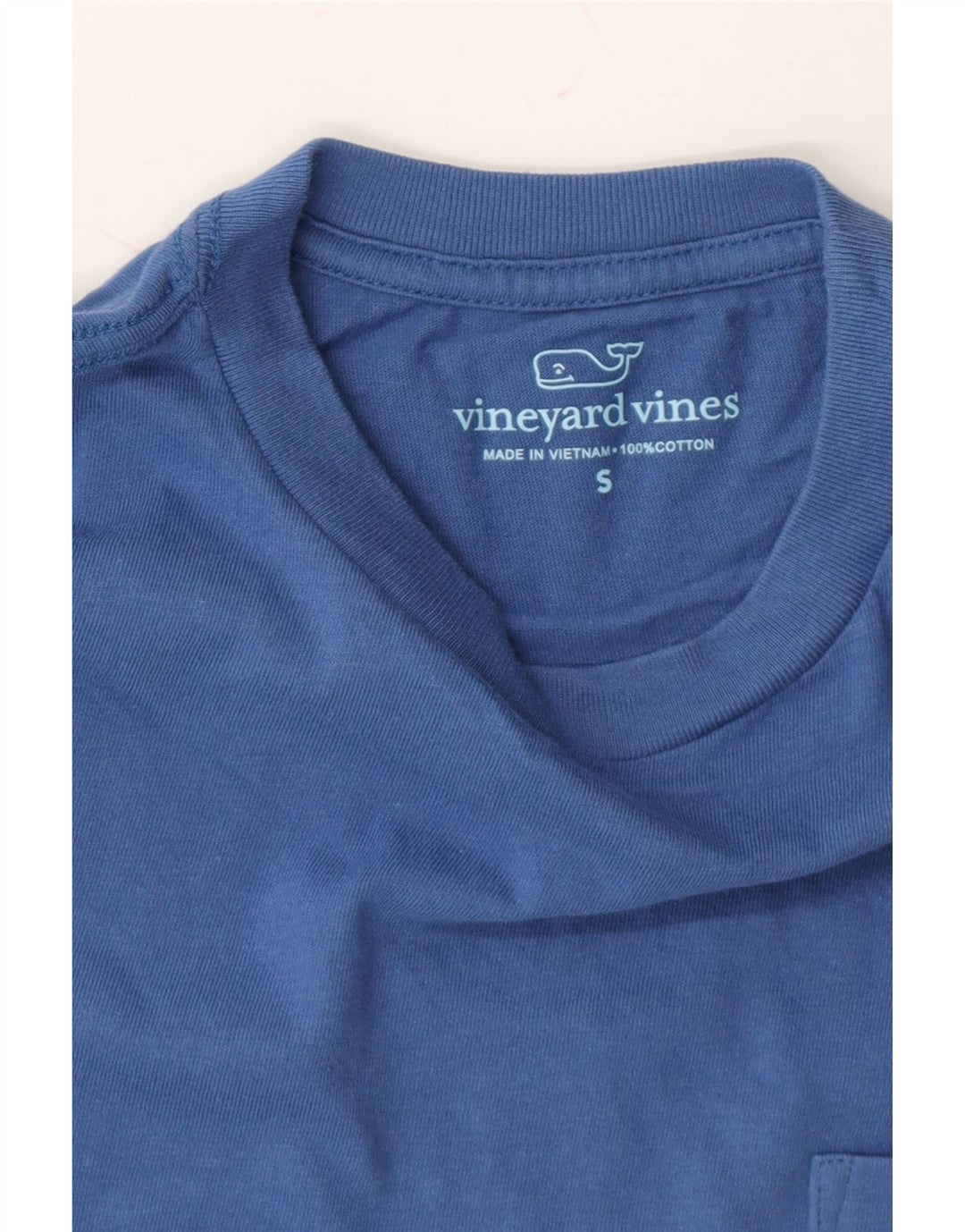 VINEYARD VINES Mens Graphic T-Shirt Top Small Blue Cotton Vintage Vineyard Vines and Second-Hand Vineyard Vines from Messina Hembry 