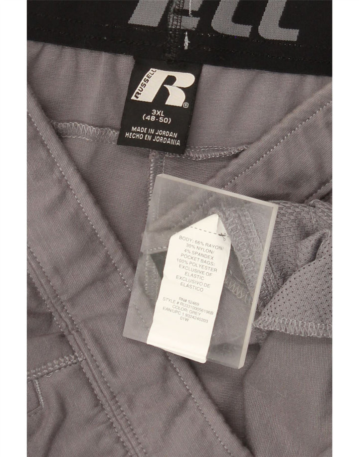 RUSSELL ATHLETIC Мужские спортивные брюки 3XL Серый вискоза