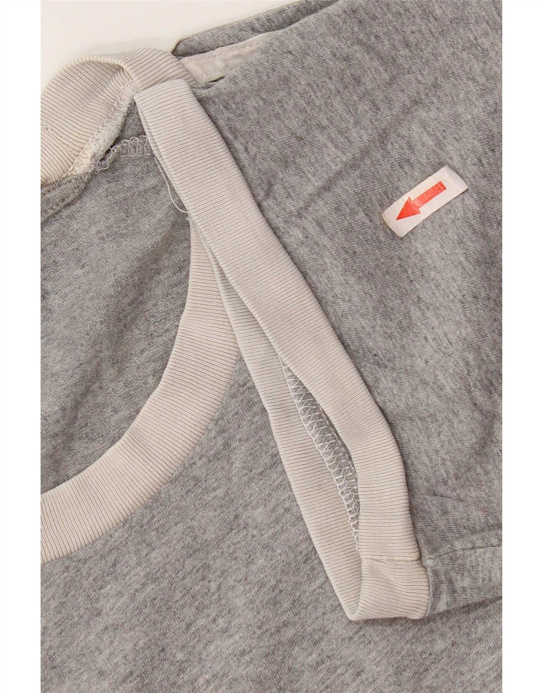 Мужская футболка Adidas Top Large Grey из хлопка с цветными блоками