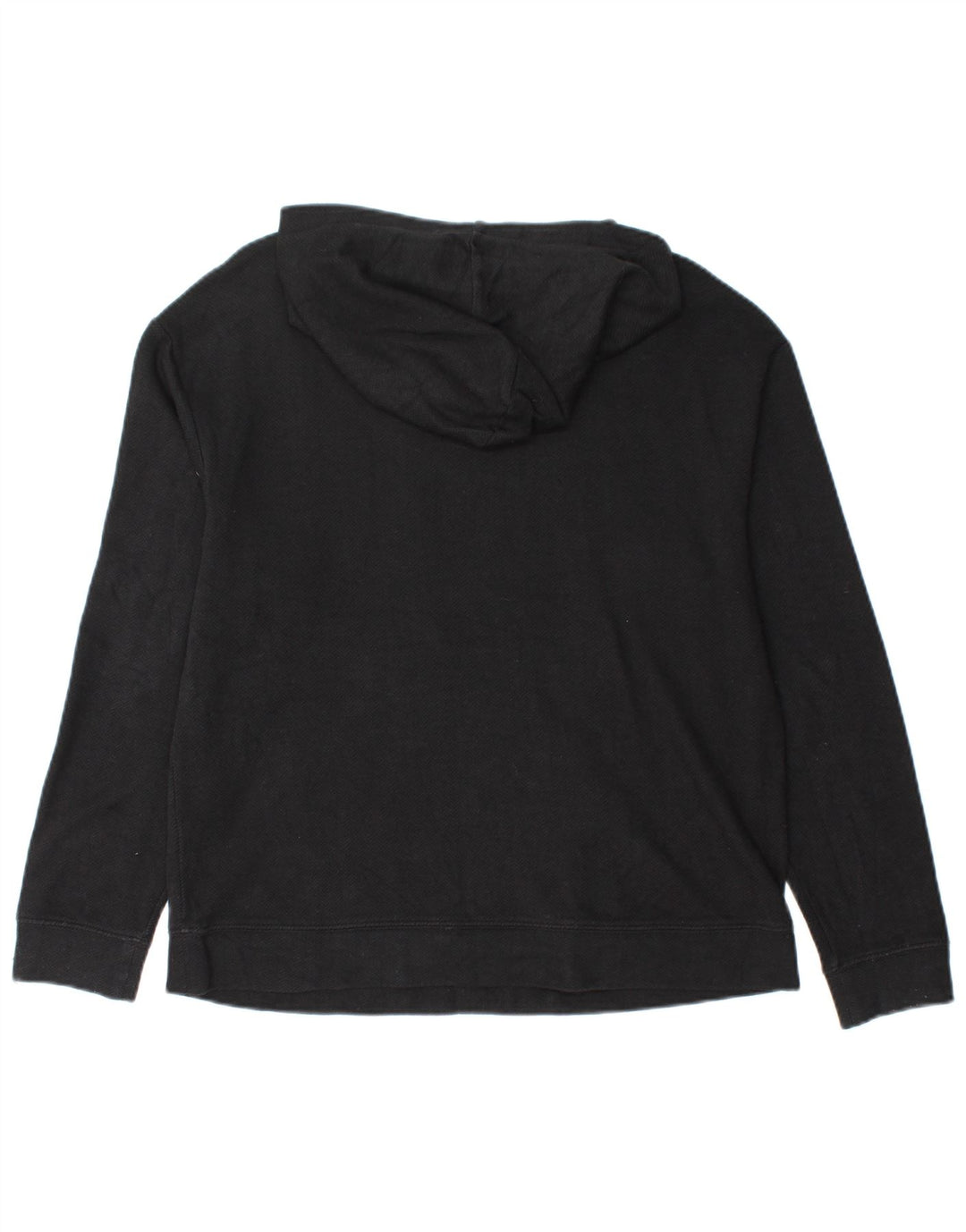 Женский джемпер с капюшоном MASSIMO DUTTI UK 14, средний, черный с шевроном