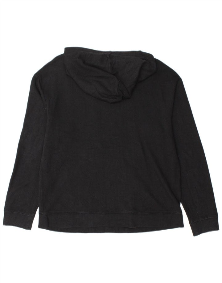 Женский джемпер с капюшоном MASSIMO DUTTI UK 14, средний, черный с шевроном