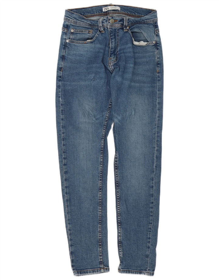 Мужские джинсы узкого кроя Zara EU 40 Medium W31 L30 Синие, хлопок